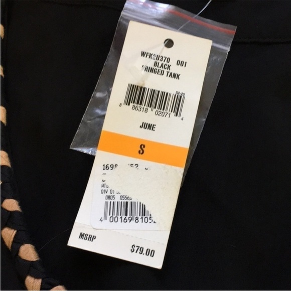 ANDREW Charles Black Sheer
Fringed Tank S - Picture 6 of 6